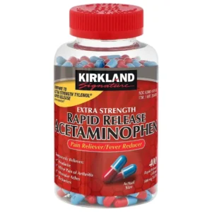 Viên Extra Strength Acetaminophen 500mg Kirkland của Mỹ