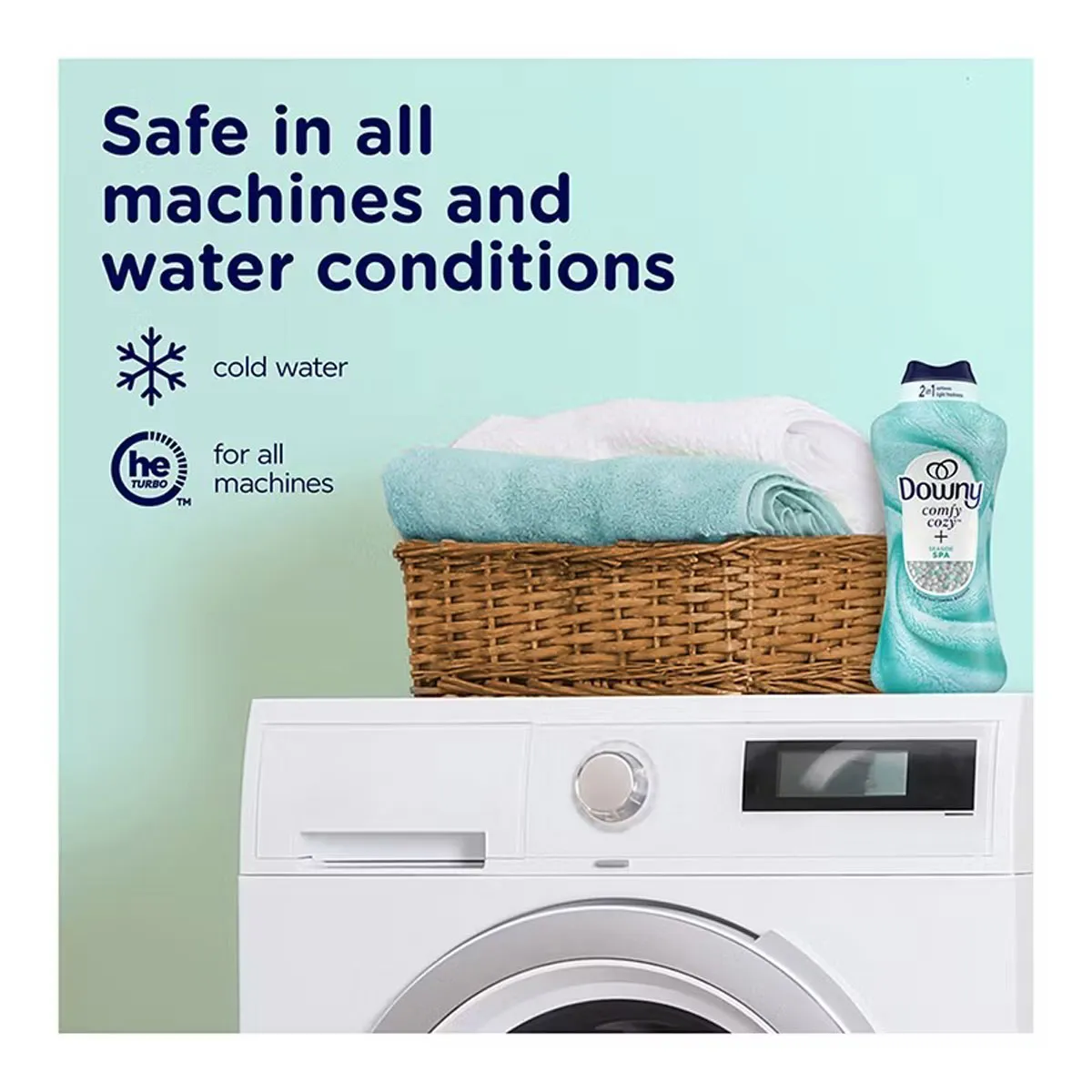 Viên Xả Vải Downy Comfy Cozy Seaside Spa 2in1 Thơm & Mềm - Ảnh 4