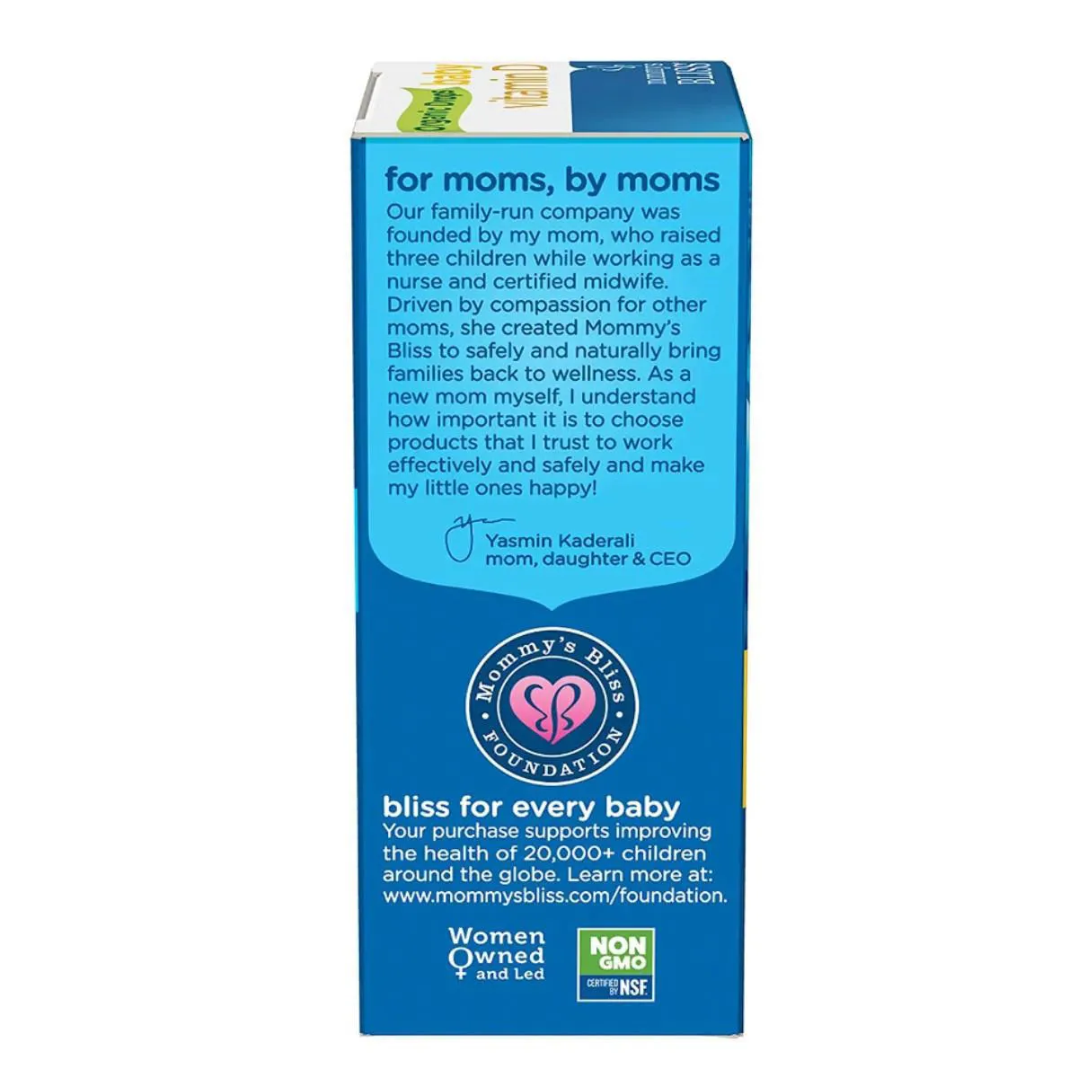 Vitamin D3 Hữu cơ Cho Bé Mommy's Bliss Organic Drops 400IU - Ảnh 4