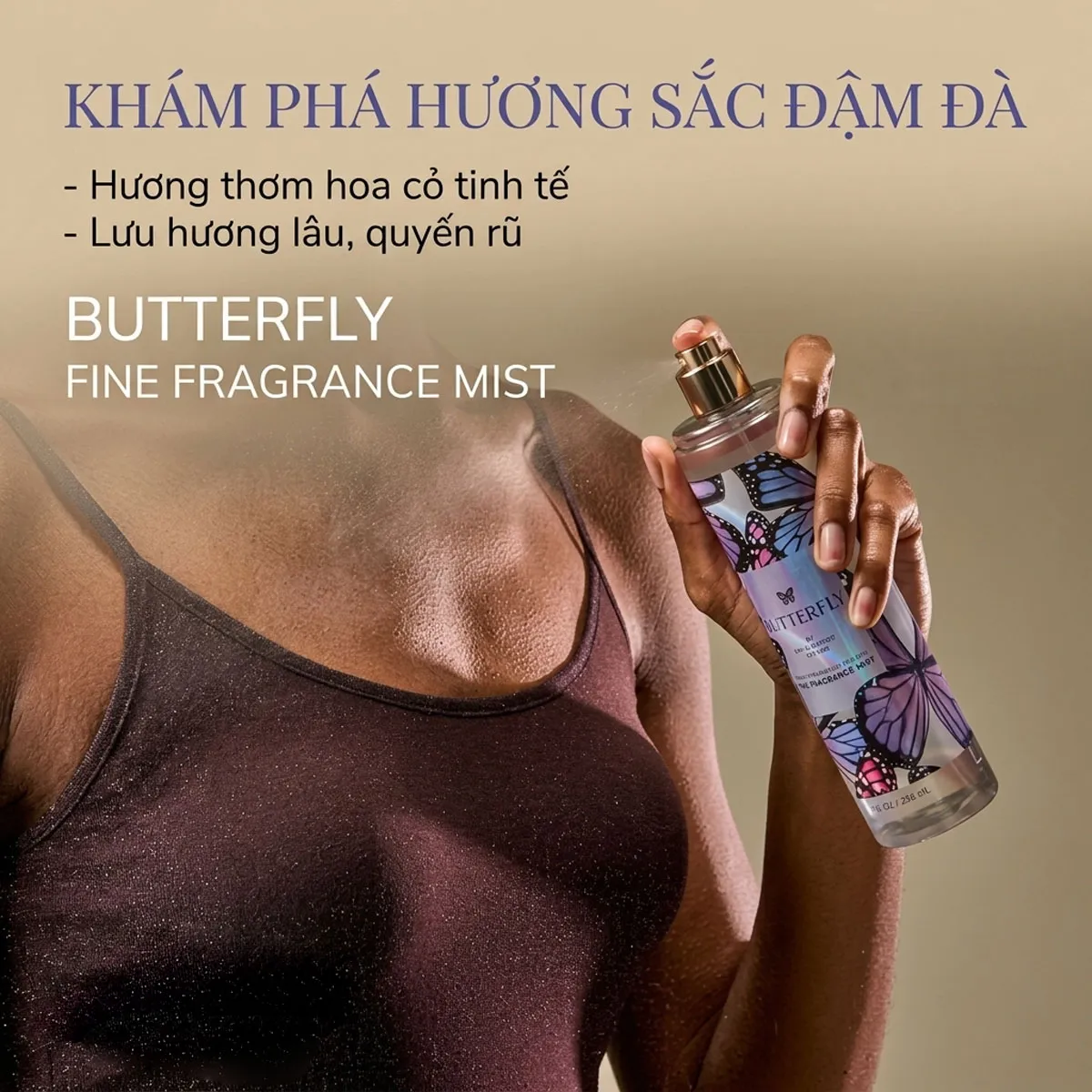 Xịt Thơm Toàn Thân BBW Butterfly Tươi Mát Nữ Tính 236ml Mỹ - Ảnh 5