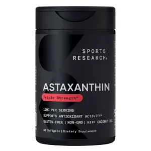 Viên uống Astaxanthin Triple Strength Sports Research 12mg Mỹ