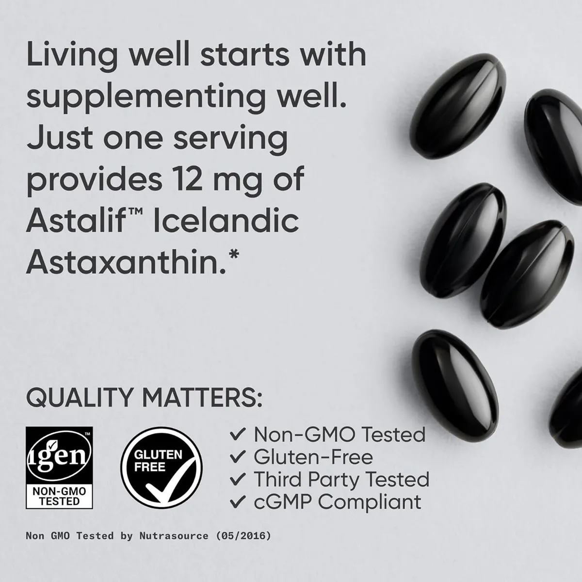 Viên uống Astaxanthin Triple Strength Sports Research 12mg Mỹ - Ảnh 7