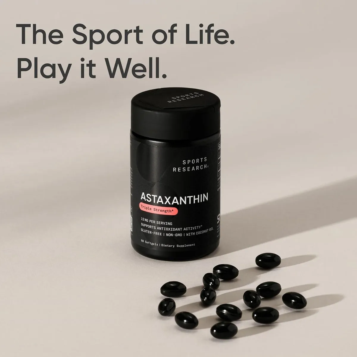 Viên uống Astaxanthin Triple Strength Sports Research 12mg Mỹ - Ảnh 6