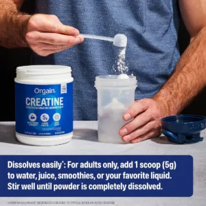 Bột Creatine Orgain Micronized Unflavored 500g Mỹ - Ảnh 5