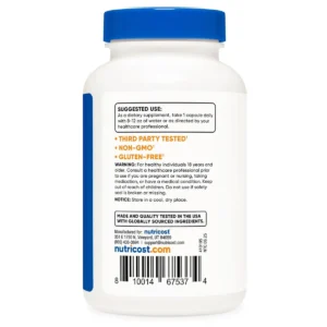 Viên Bổ Gan Nutricost Milk Thistle 1000mg 240 Viên Mỹ - Ảnh 3
