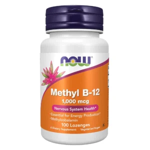 Viên Ngậm Methyl B12 1000mcg NOW 100 viên Mỹ