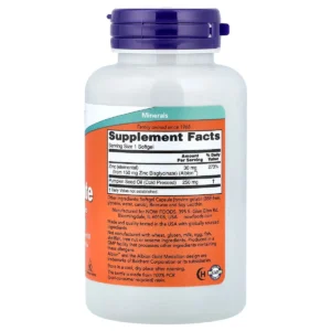 Zinc Glycinate 30mg NOW Foods Vi Chất Kẽm 120 Viên Mỹ - Ảnh 3