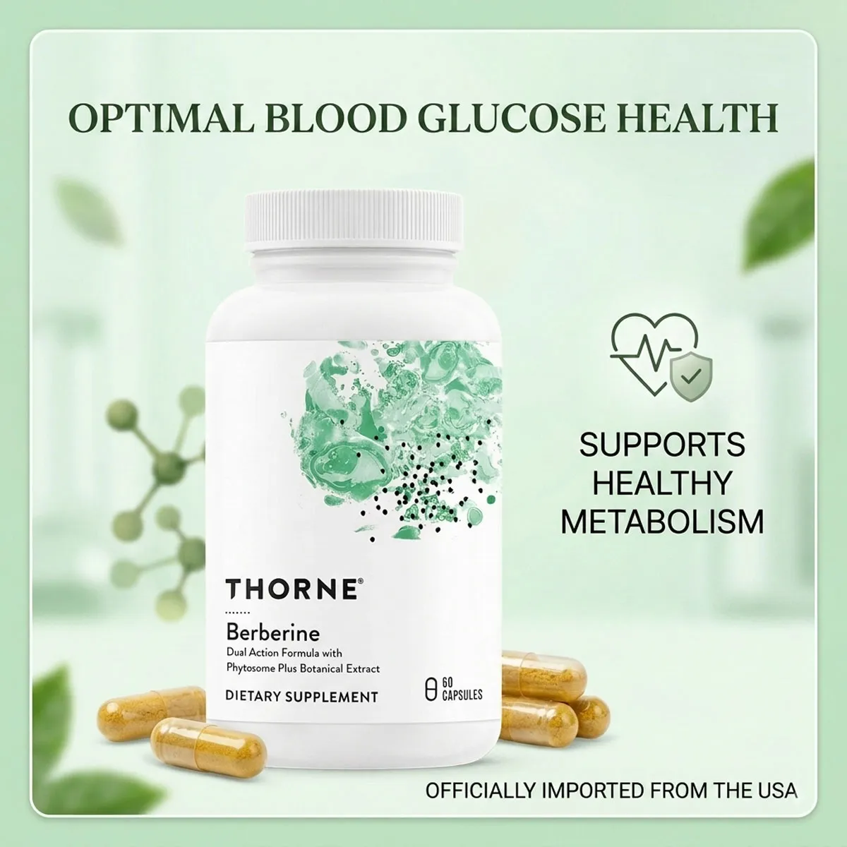 Giới thiệu Viên Uống Thorne Berberine Dual Action 60 Viên Mỹ Giới thiệu Viên Uống Thorne Berberine Dual Action 60 Viên Mỹ