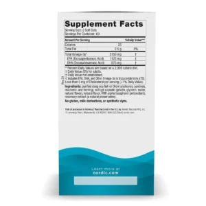Dầu Cá Nordic Naturals Ultimate Omega 2X 2150mg 60 viên Mỹ - Ảnh 3