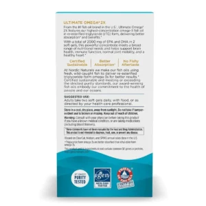 Dầu Cá Nordic Naturals Ultimate Omega 2X 2150mg 60 viên Mỹ - Ảnh 4