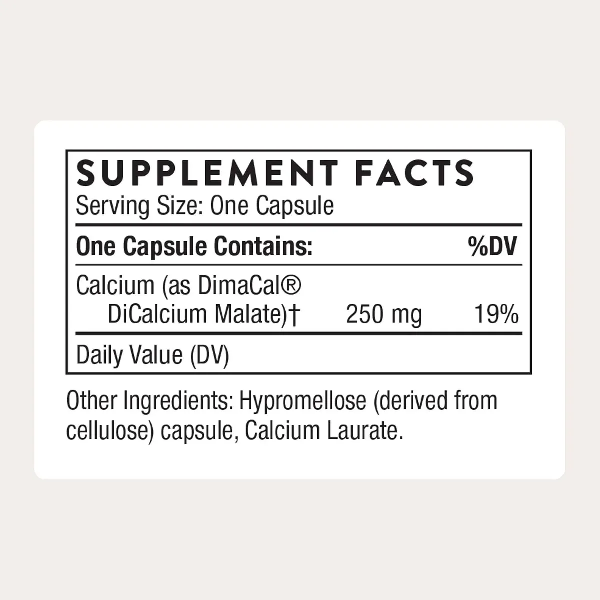 Thành phần Canxi Hữu Cơ Thorne Calcium Chelated 120 Viên Mỹ Thành phần Canxi Hữu Cơ Thorne Calcium Chelated 120 Viên Mỹ